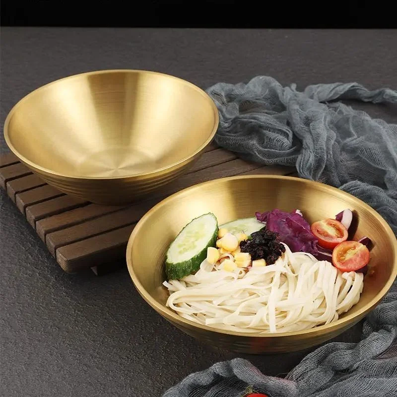 Dim Sum Basket - Stainless Steel Ramen Bowl Rice Salad