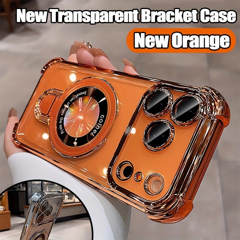 Luxury Clear  Plating Phone Ca - Taco Stand Holder review and price