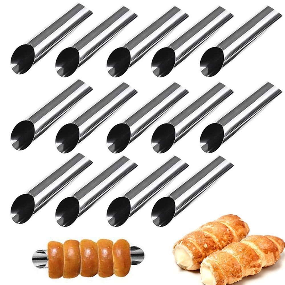 metal 6 pcs/set danish cannoli - Danish Pancake Pan review and price