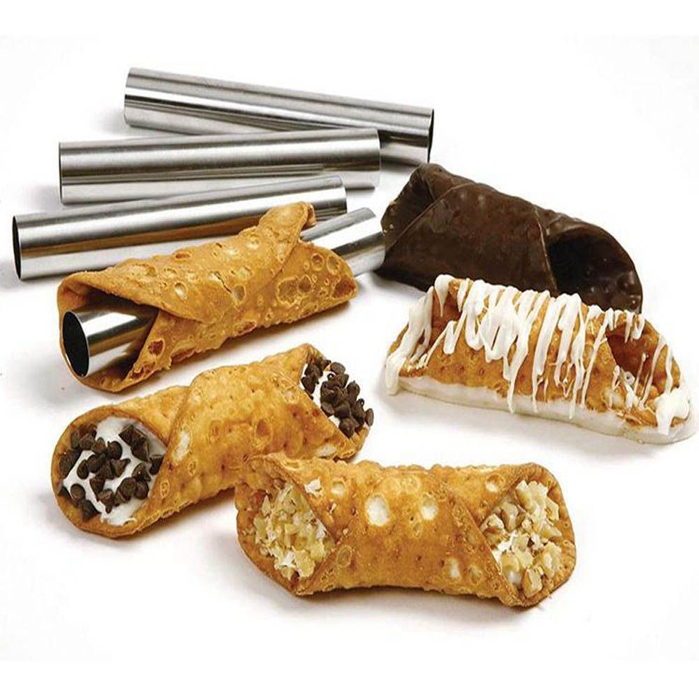 metal 6 pcs/set danish cannoli - Danish Pancake Pan review and price