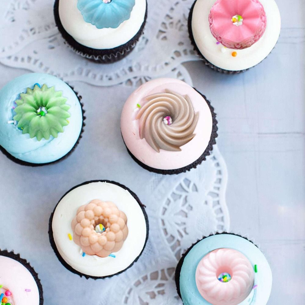 6-Cavity Mini Cake Pans Silico - Donut Mold Silicone review and price