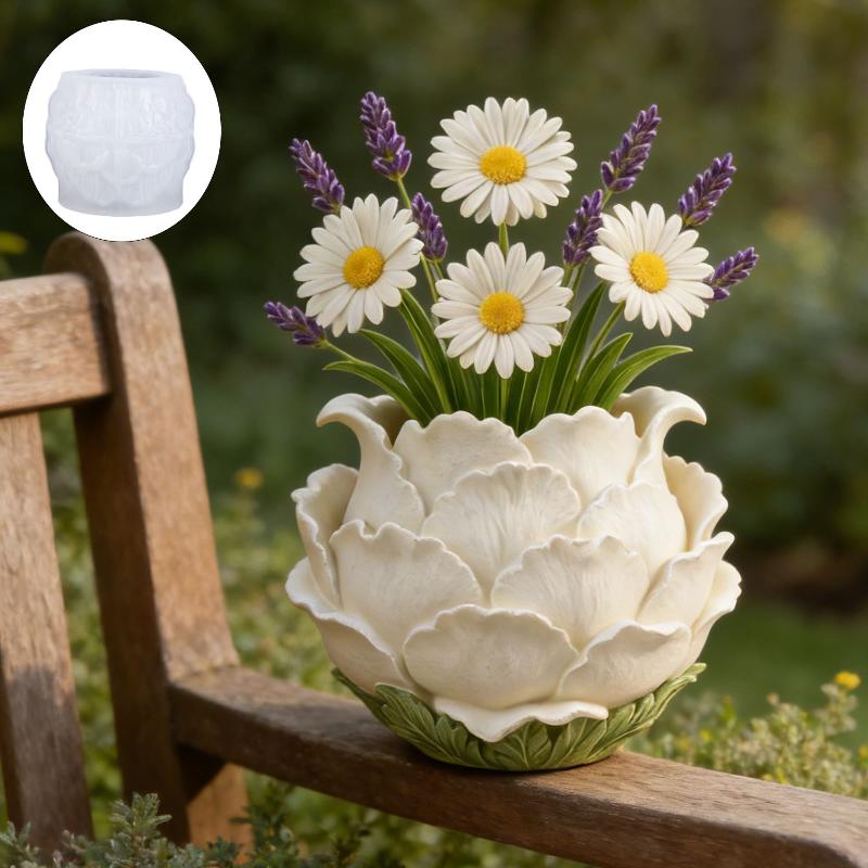 3D Handmade Peony Flower Pot S - Potsticker Mold review and price